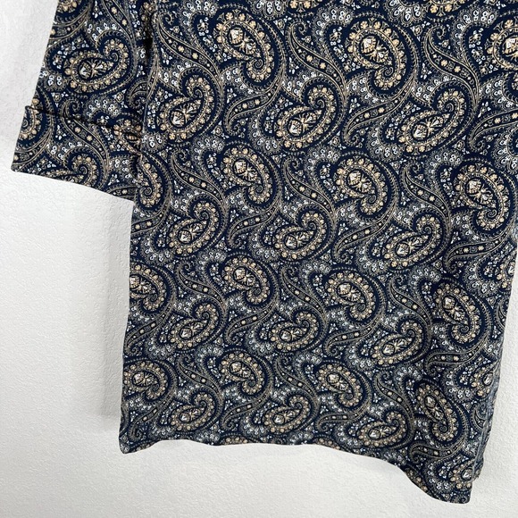 Lauren Ralph Lauren Women's Paisley Pint Mini Dress Short Sleeve Multicolor SZ L - Picture 5 of 12